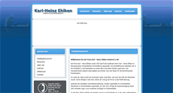 Desktop Screenshot of kh-ehlken.de